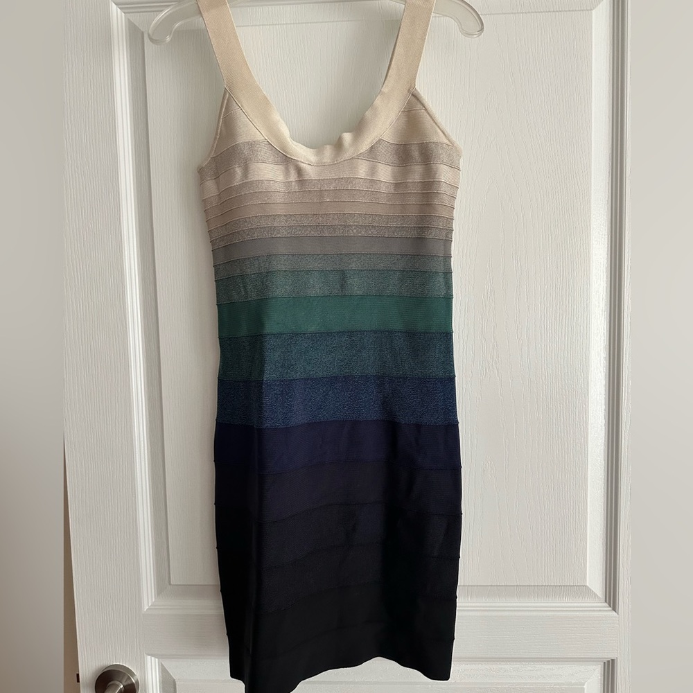 Ombré Herve Leger dress